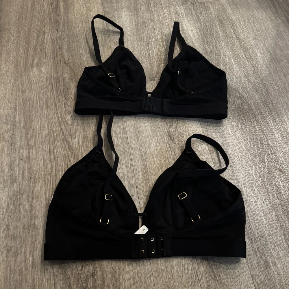 Lively Black Women's Bras Set of two size large